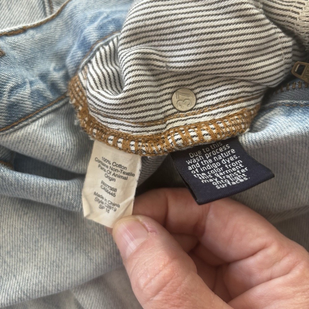 Madewell Jeans Womens 31(33) The Perfect Summer Jean Light Blue Cotton Denim - Picture 10 of 10